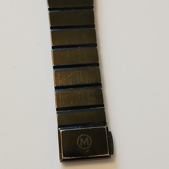 Movado Women's Black Tank Swiss Quartz Watch Water Resistant 84.C1.310.2A - Picture 9 of 16